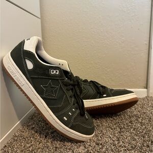 Green converse CONS AS-1 pro suede skate shoe